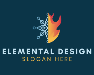 Snow & Fire Elements logo