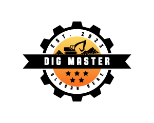 Industrial Excavator Mining logo