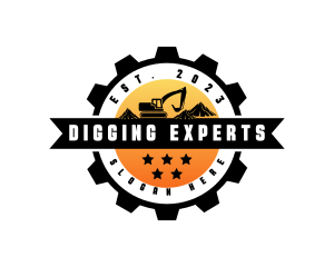 Industrial Excavator Mining logo