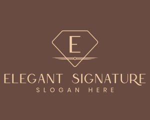 Elegant Premium Diamond logo design