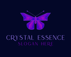 Geometric Butterfly Jewelry logo design