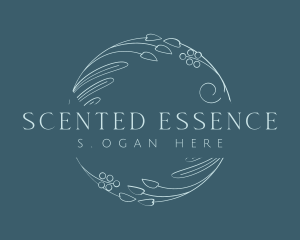 Elegant Ornamental Wreath  logo design