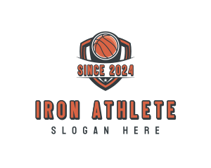 Varsity Basketball Shield logo design