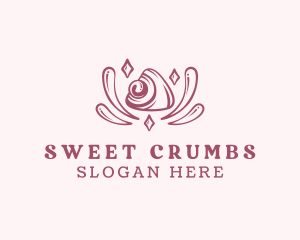 Sweet Mochi Dessert logo design