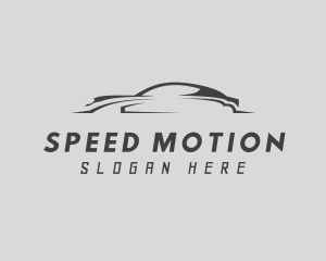 Sleek Sports Car Racer logo design