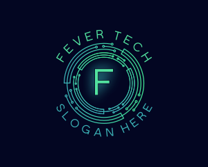 Cyber Tech Circuit logo design