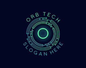 Cyber Tech Circuit logo design