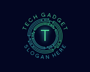 Cyber Tech Circuit logo design