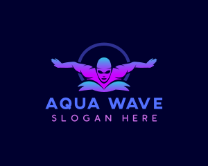 Water Splash Swimming  logo