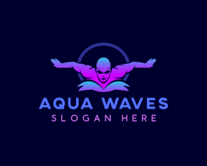 Water Splash Swimming  logo