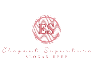 Elegant Makeup Boutique logo design