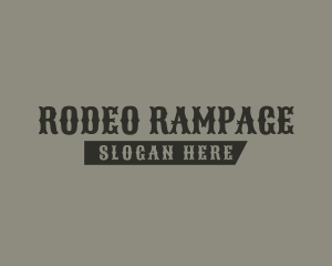 Hipster Rodeo Business logo design