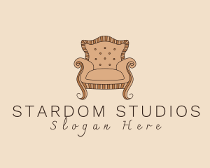 Simple Armchair Furniture Logo