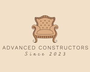 Simple Armchair Furniture logo design