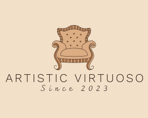 Simple Armchair Furniture logo design