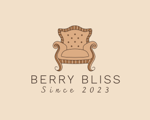 Simple Armchair Furniture logo design