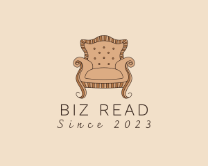 Simple Armchair Furniture logo design