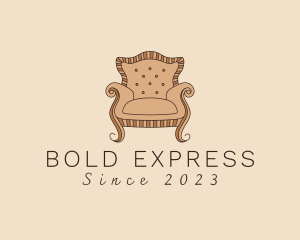 Simple Armchair Furniture logo design