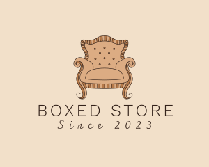 Simple Armchair Furniture logo design