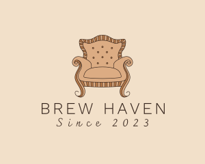 Simple Armchair Furniture logo design