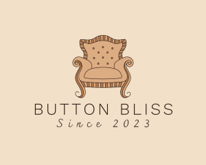 Simple Armchair Furniture logo design