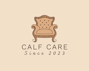 Simple Armchair Furniture logo design