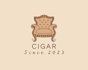 Simple Armchair Furniture logo design