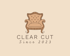 Simple Armchair Furniture logo design