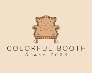 Simple Armchair Furniture logo design