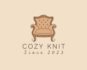 Simple Armchair Furniture logo design