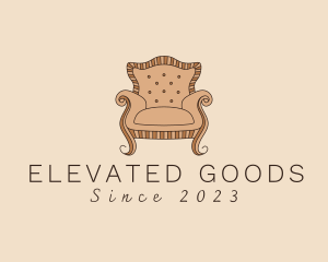 Simple Armchair Furniture logo design