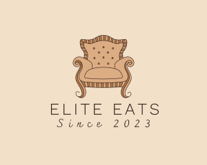 Simple Armchair Furniture logo design