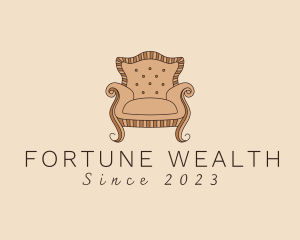 Simple Armchair Furniture logo design