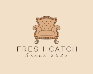 Simple Armchair Furniture logo design