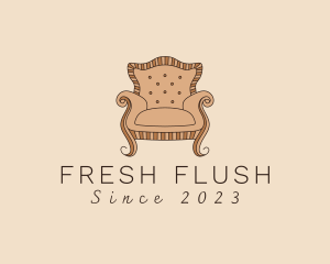 Simple Armchair Furniture logo design