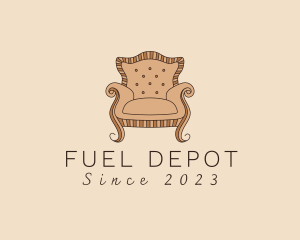 Simple Armchair Furniture logo design