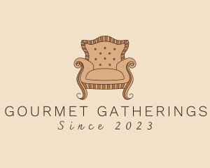 Simple Armchair Furniture logo design