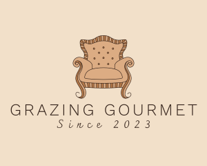 Simple Armchair Furniture logo design