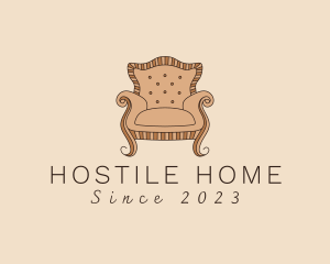 Simple Armchair Furniture logo design