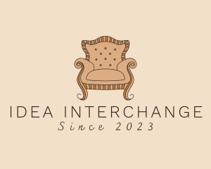 Simple Armchair Furniture logo design