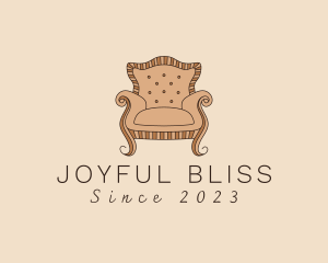 Simple Armchair Furniture logo design