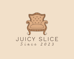 Simple Armchair Furniture logo design