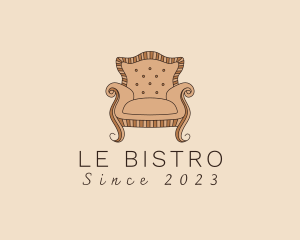 Simple Armchair Furniture logo design