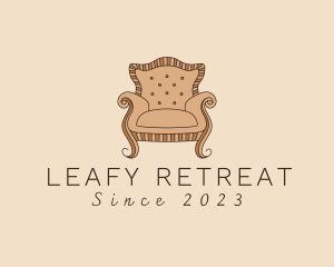 Simple Armchair Furniture logo design