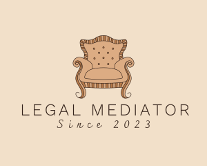 Simple Armchair Furniture logo design