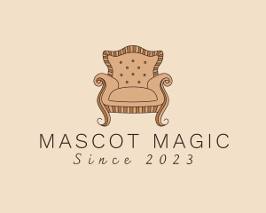 Simple Armchair Furniture logo design