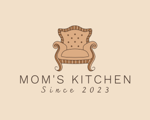 Simple Armchair Furniture logo design