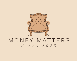 Simple Armchair Furniture logo design