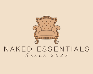 Simple Armchair Furniture logo design