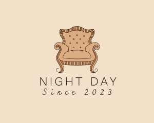 Simple Armchair Furniture logo design